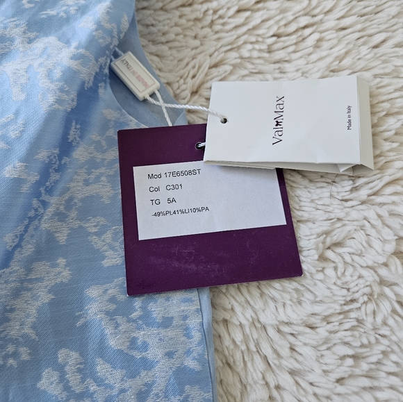 *NWT* VALMAX (Made in Italy) embellished sleeveless top size 5 - Picture 5 of 9